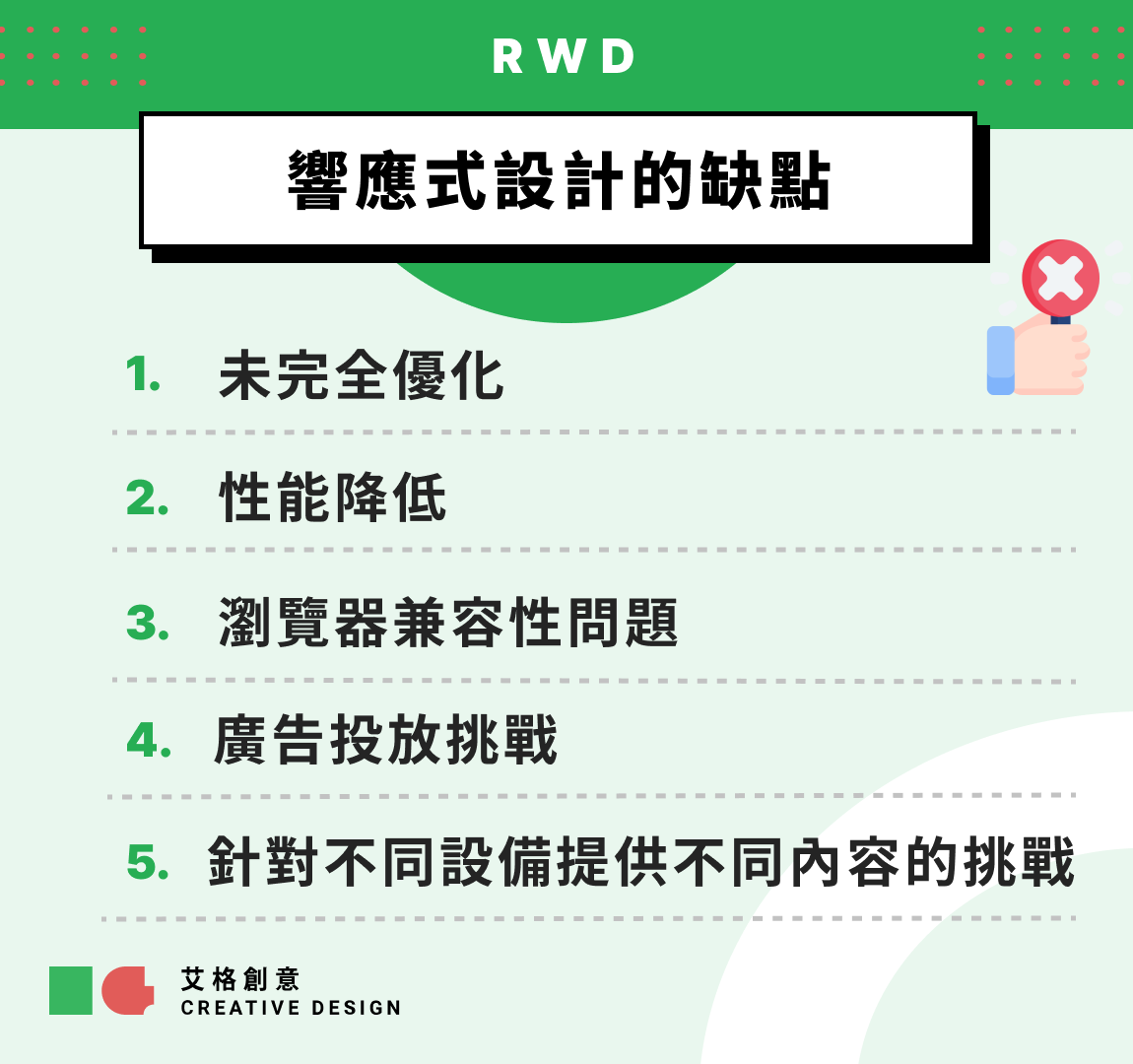 響應式網頁設計缺點