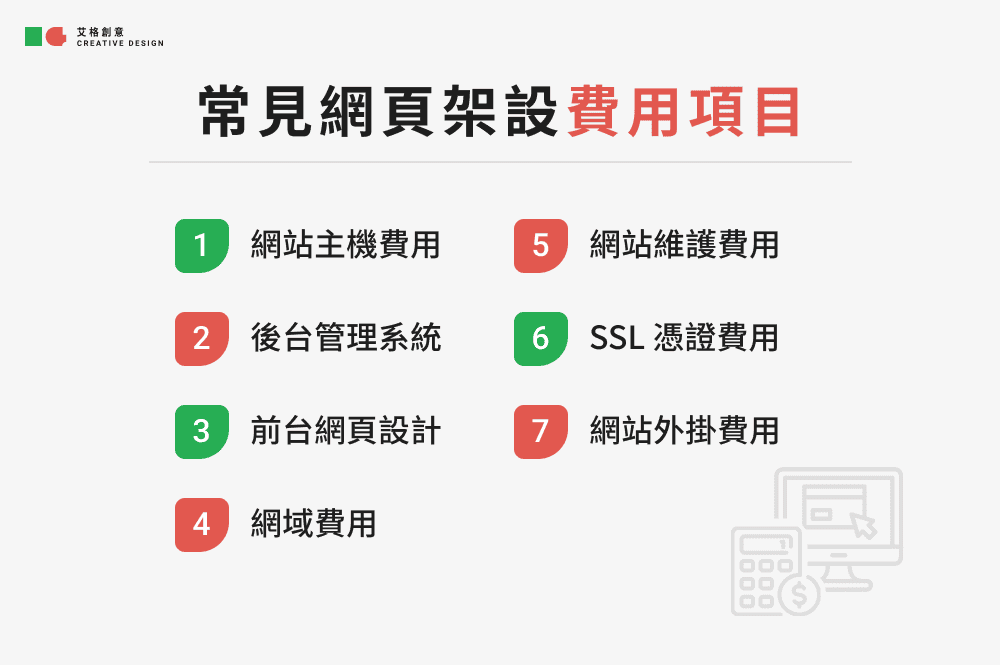 網站開發與技術支援費用範圍